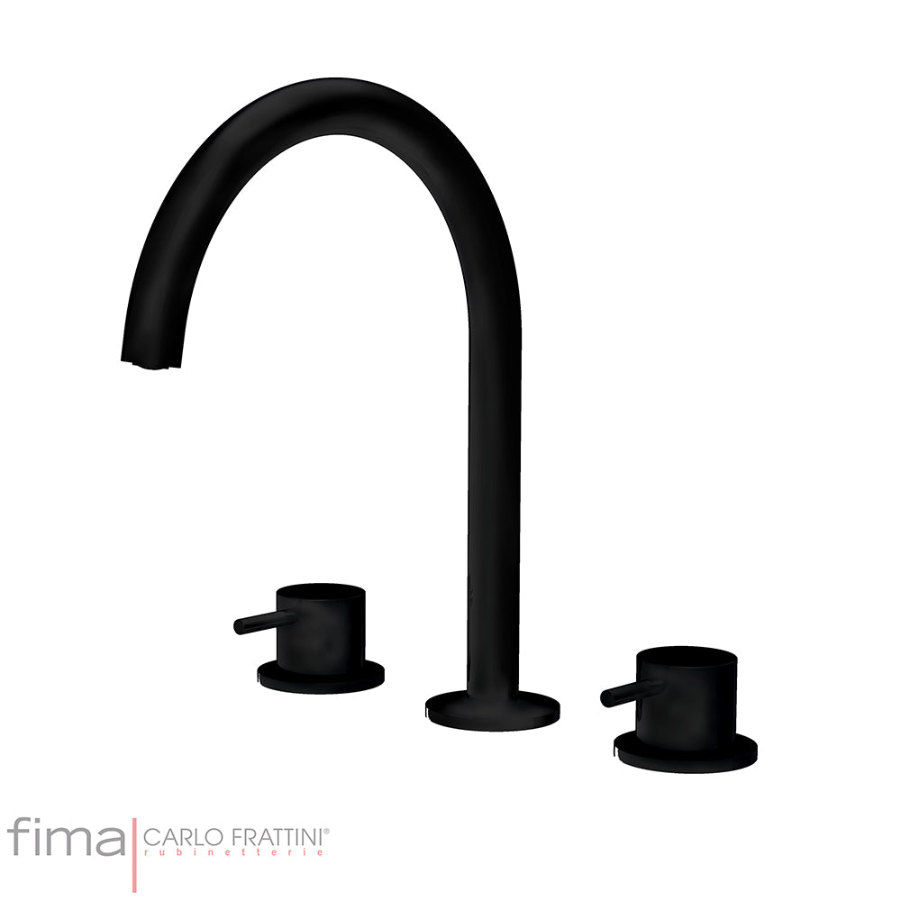 SPILLO UP BASIN MIXER - 3 TAP HOLE HOOP SPOUT