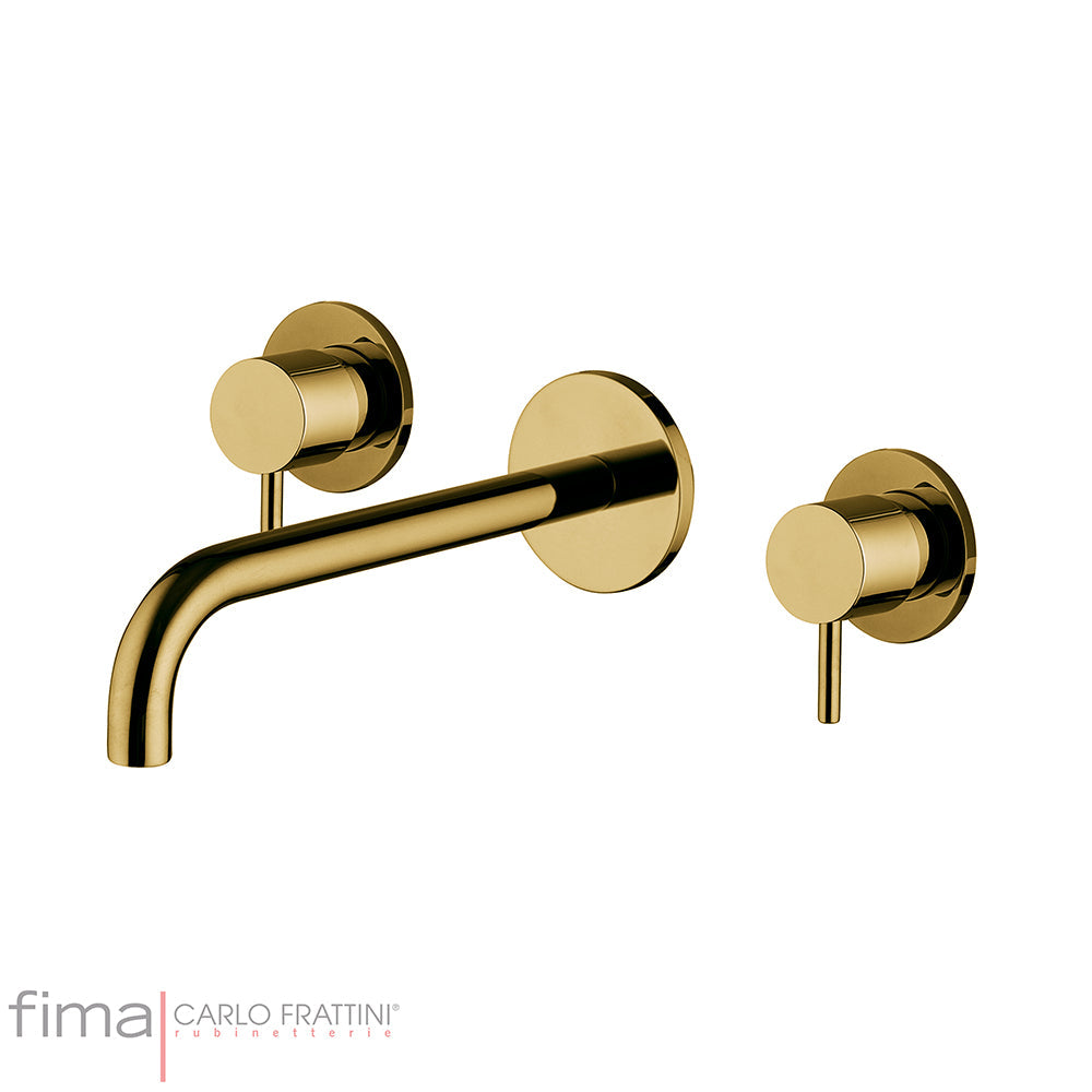 SPILLO UP BASIN MIXER - WALL MOUNTED - 3 TAP HOLE 150MM SPOUT