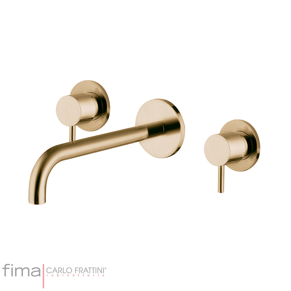 SPILLO UP BASIN MIXER - WALL MOUNTED - 3 TAP HOLE 150MM SPOUT