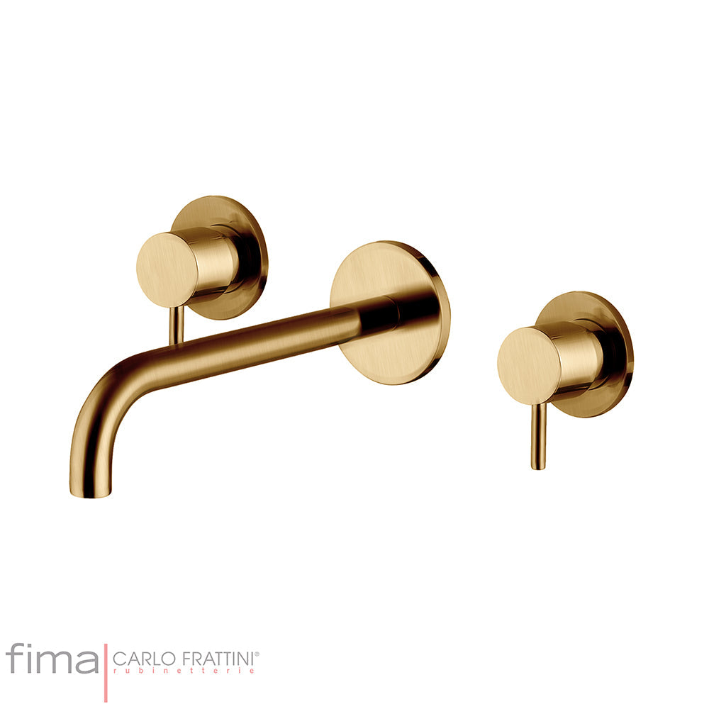 SPILLO UP BASIN MIXER - WALL MOUNTED - 3 TAP HOLE 150MM SPOUT