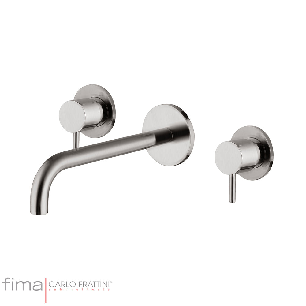 SPILLO UP BASIN MIXER - WALL MOUNTED - 3 TAP HOLE 150MM SPOUT