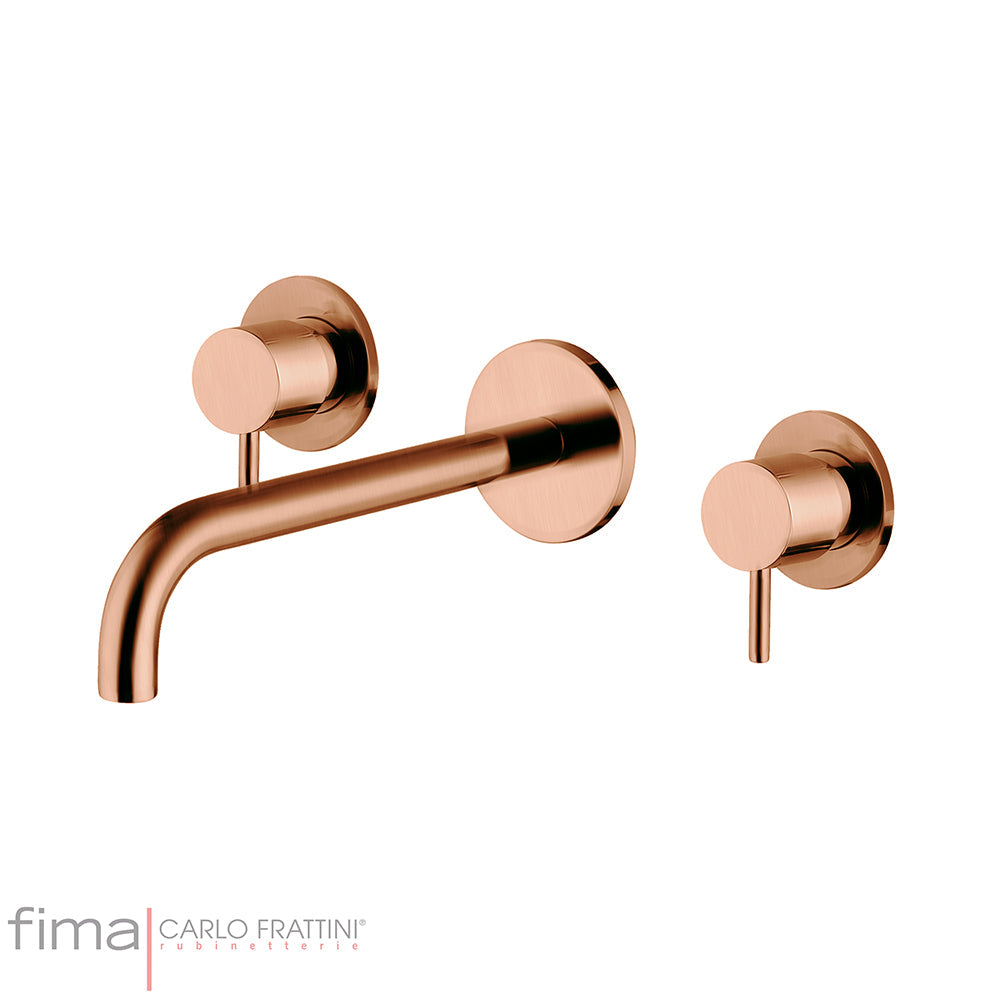 SPILLO UP BASIN MIXER - WALL MOUNTED - 3 TAP HOLE 150MM SPOUT