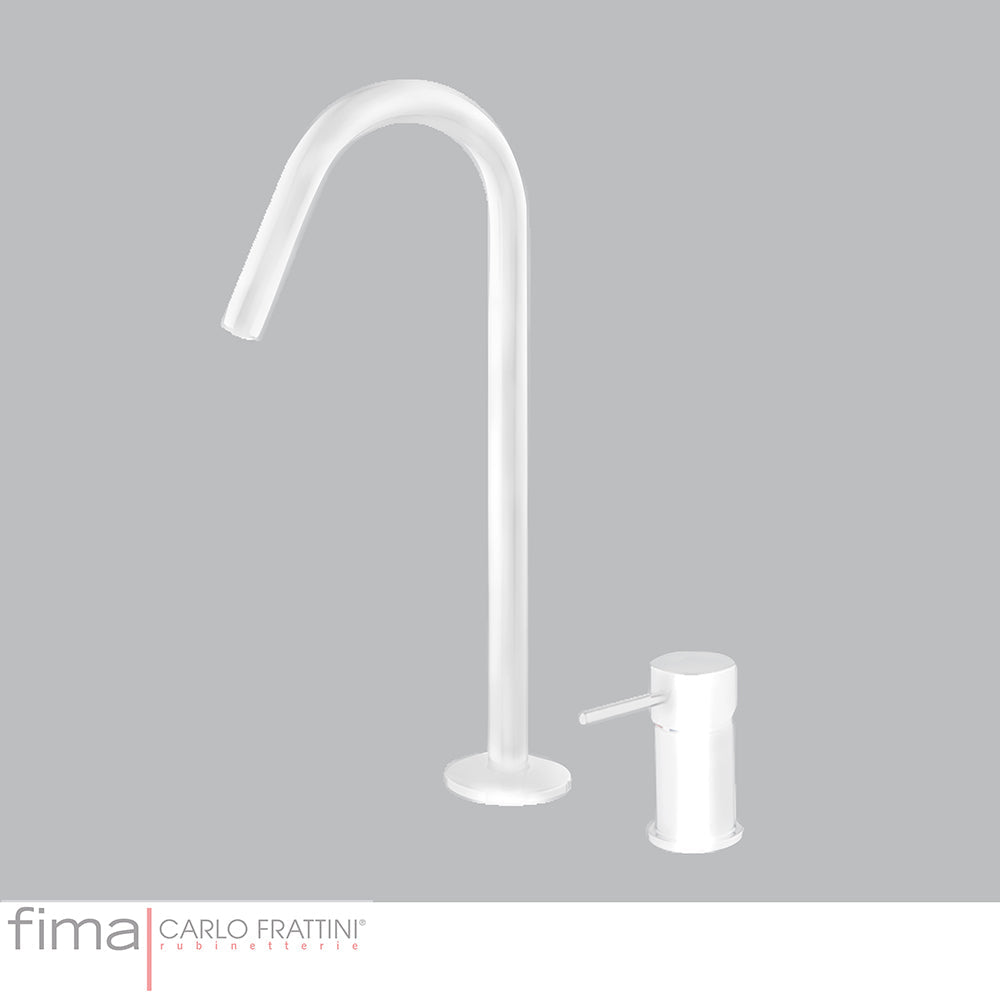 SPILLO UP BASIN MIXER - 2 TAP HOLE HOOP SPOUT