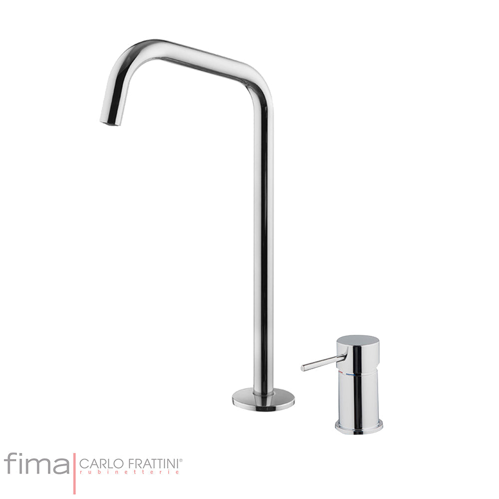 SPILLO UP BASIN MIXER - 2 TAP HOLE SQUARE SPOUT
