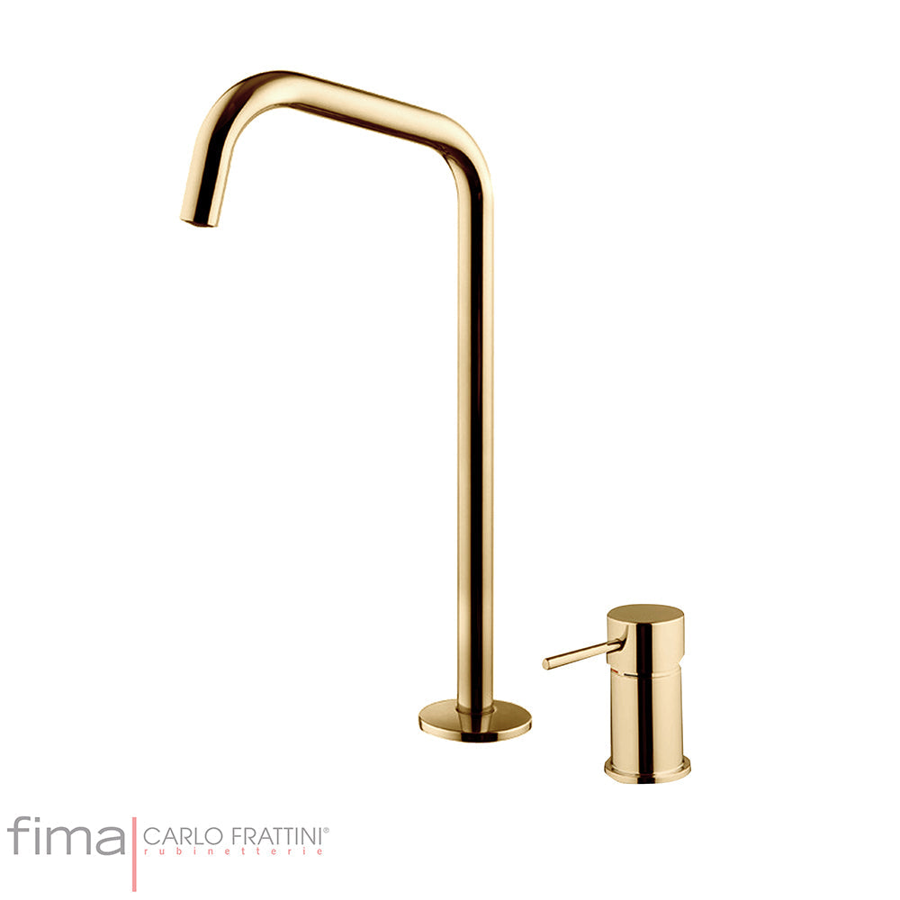 SPILLO UP BASIN MIXER - 2 TAP HOLE SQUARE SPOUT