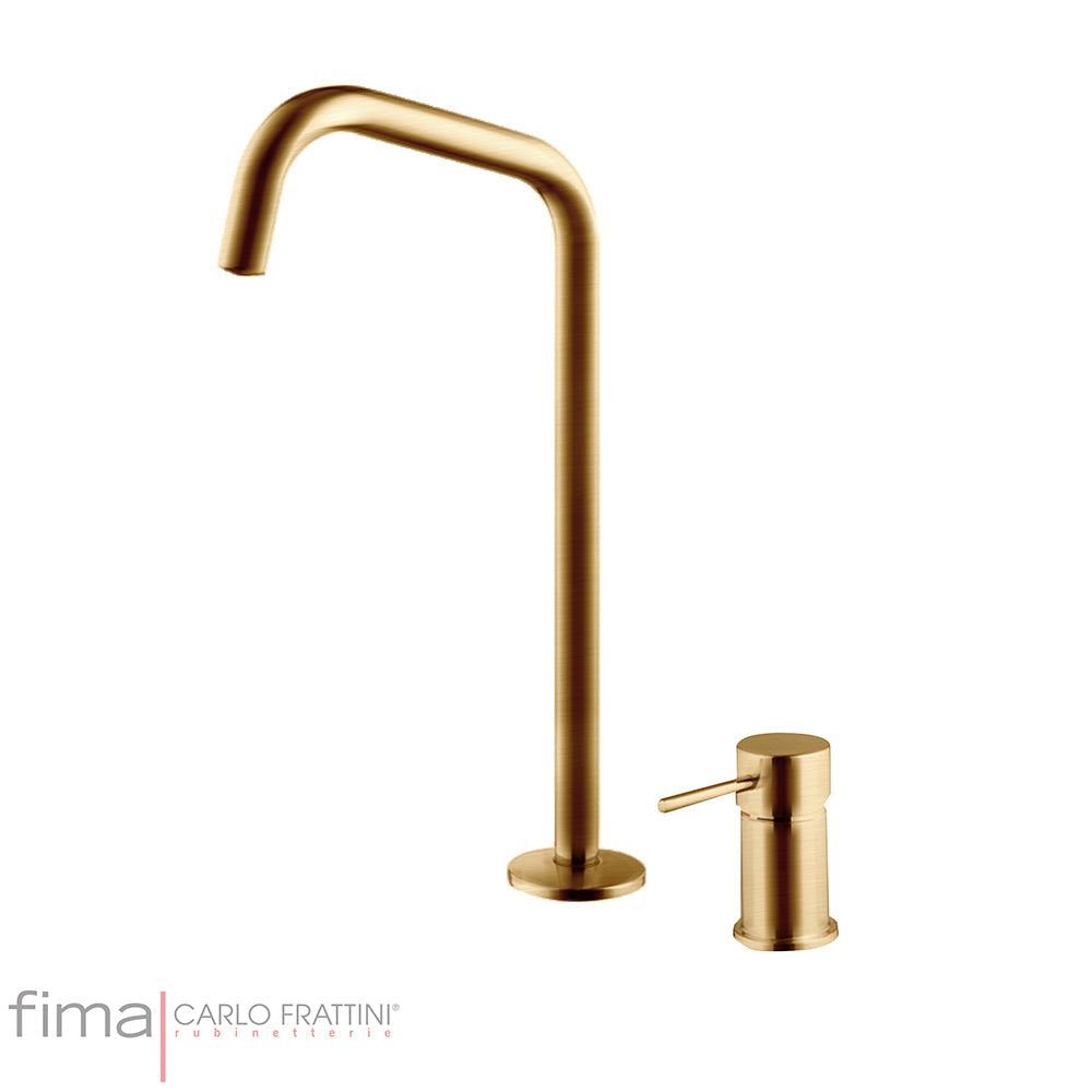 SPILLO UP BASIN MIXER - 2 TAP HOLE SQUARE SPOUT