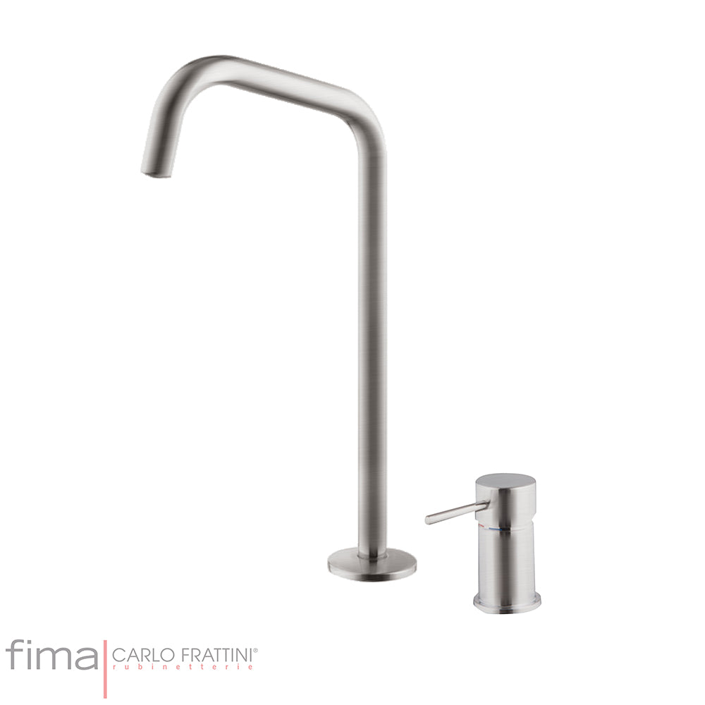 SPILLO UP BASIN MIXER - 2 TAP HOLE SQUARE SPOUT