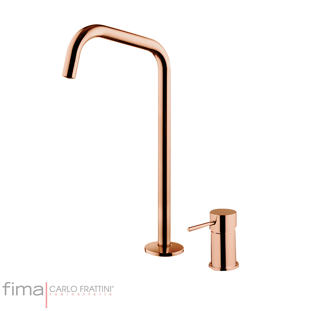 SPILLO UP BASIN MIXER - 2 TAP HOLE SQUARE SPOUT