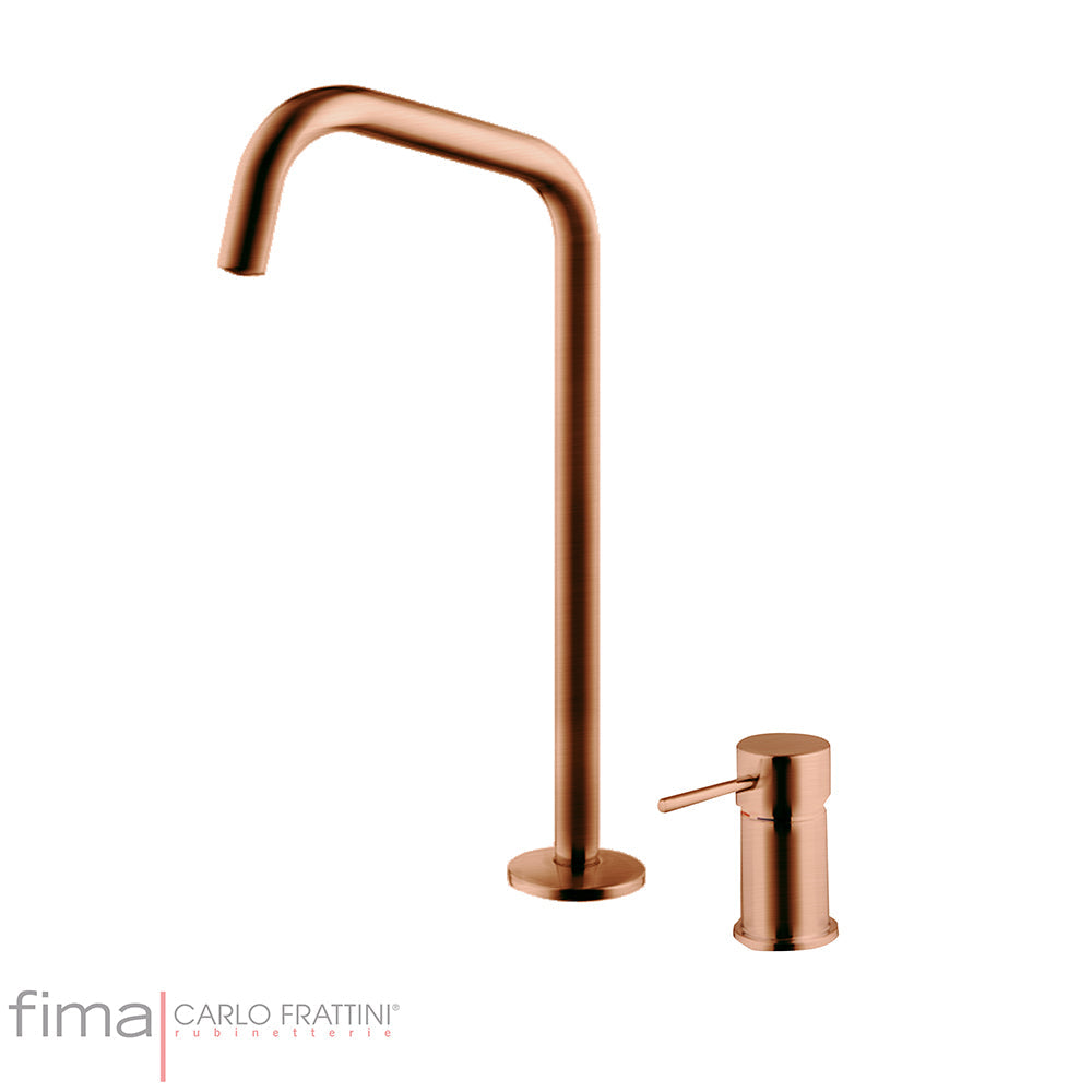 SPILLO UP BASIN MIXER - 2 TAP HOLE SQUARE SPOUT