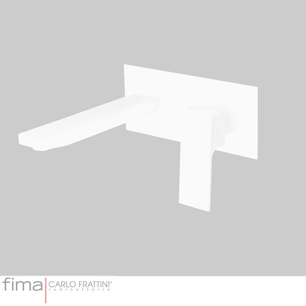 FIT BASIN MIXER - WALL MOUNTED SINGLE PLATE - WLX5 200MM SPOUT