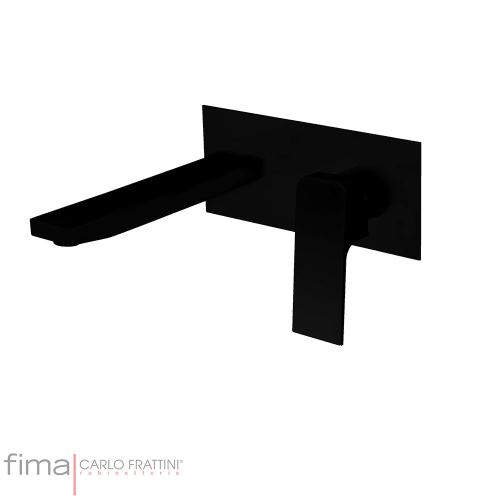 FIT BASIN MIXER - WALL MOUNTED SINGLE PLATE - WLX5 200MM SPOUT