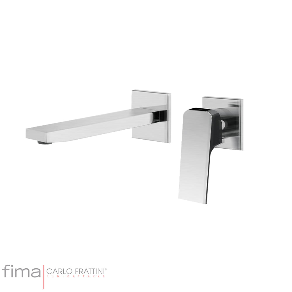 FIT BASIN MIXER - WALL MOUNTED DUAL PLATE - WLX8 200MM SPOUT