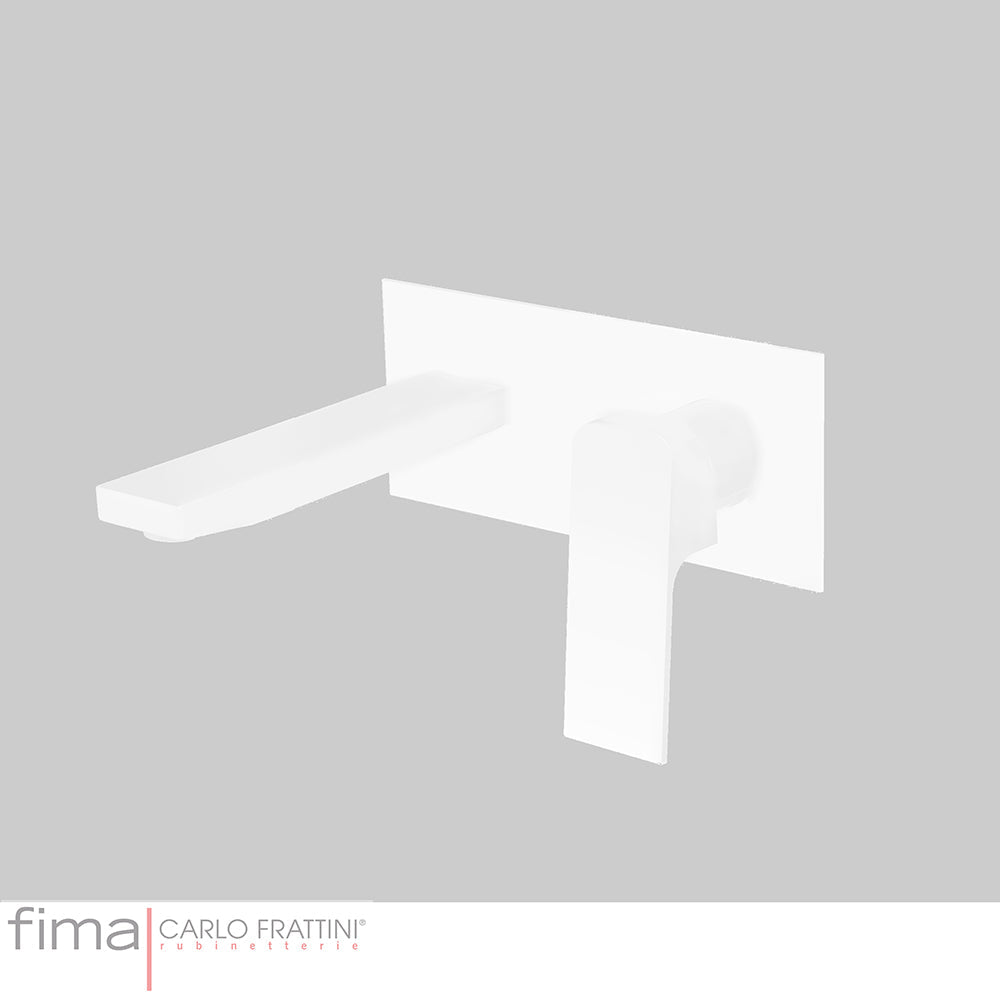 FIT BASIN MIXER - WALL MOUNTED SINGLE PLATE - WX5 150MM SPOUT