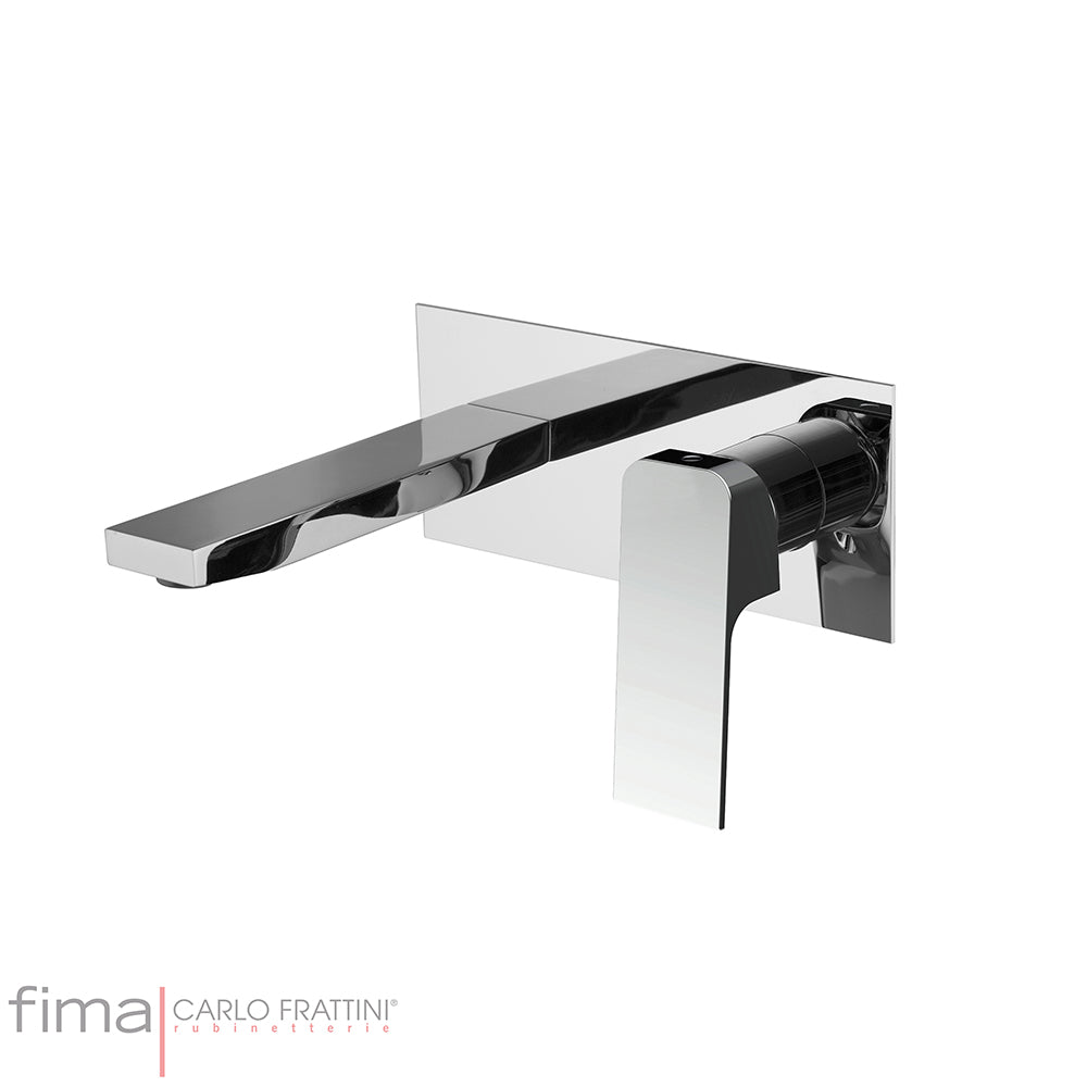 FIT BASIN MIXER - WALL MOUNTED SINGLE PLATE - WX5 150MM SPOUT