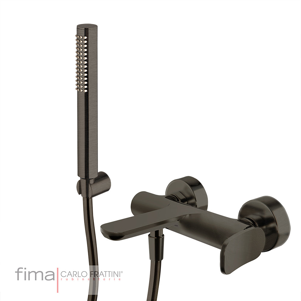 FLO BATH MIXER - WALL MOUNTED INCL H/SHOWER