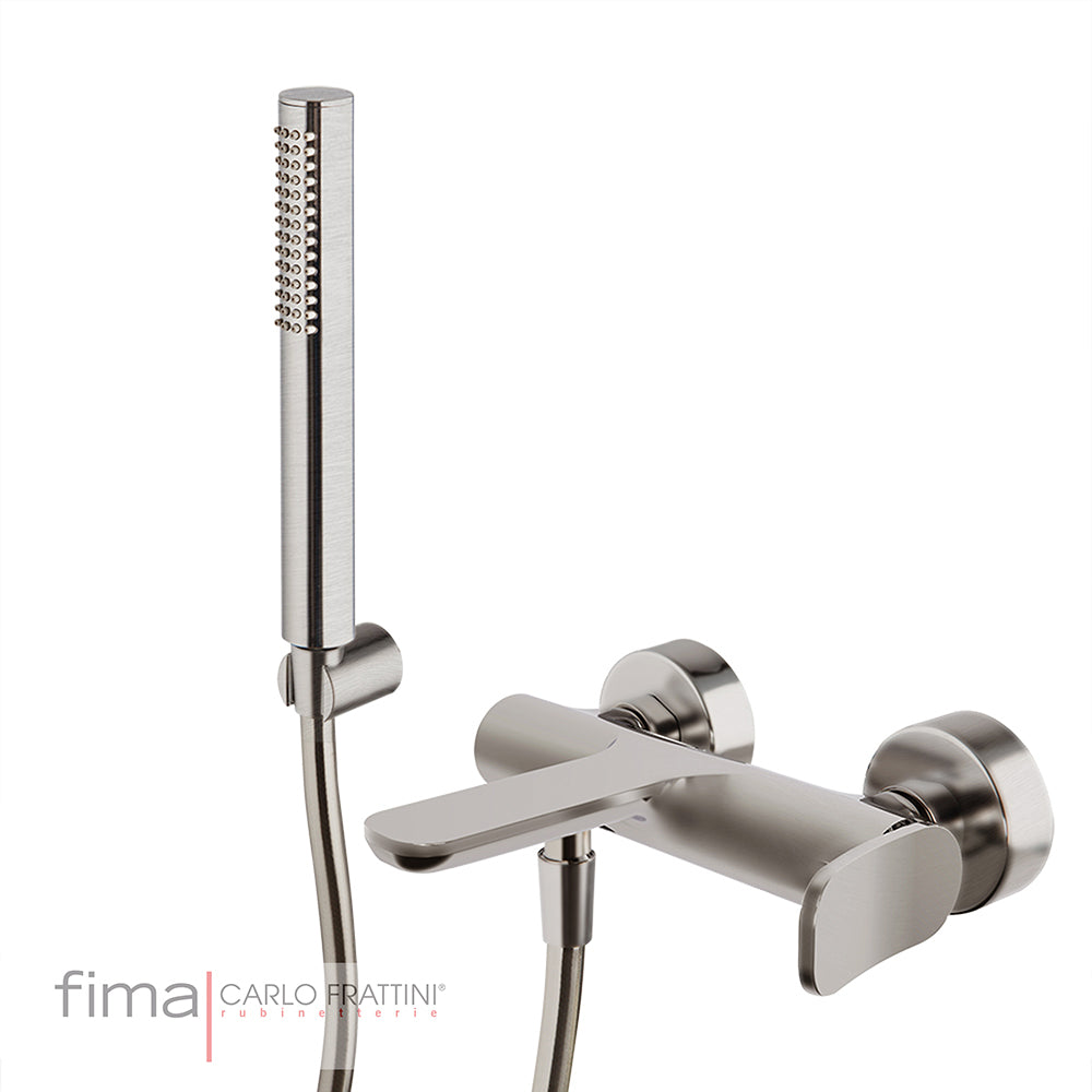 FLO BATH MIXER - WALL MOUNTED INCL H/SHOWER
