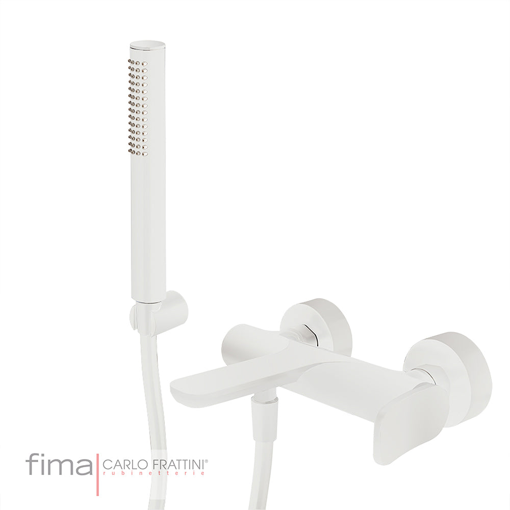 FLO BATH MIXER - WALL MOUNTED INCL H/SHOWER