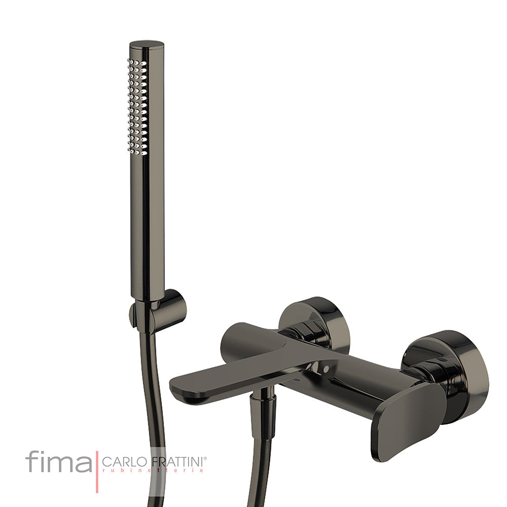 FLO BATH MIXER - WALL MOUNTED INCL H/SHOWER