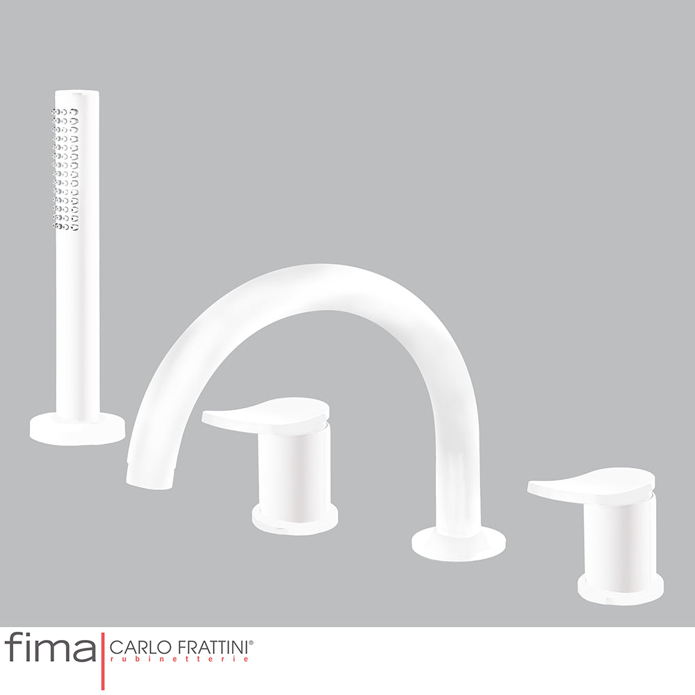 FLO BATH MIXER - DECK MOUNTED INCL SPOUT