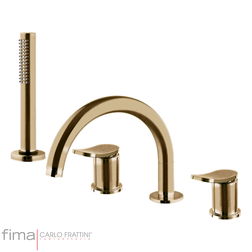 FLO BATH MIXER - DECK MOUNTED INCL SPOUT