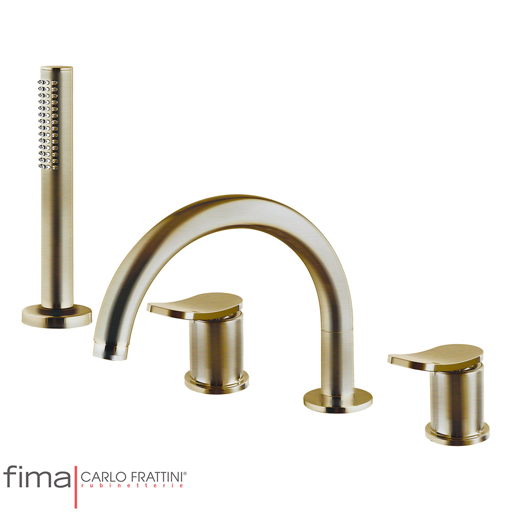 FLO BATH MIXER - DECK MOUNTED INCL SPOUT