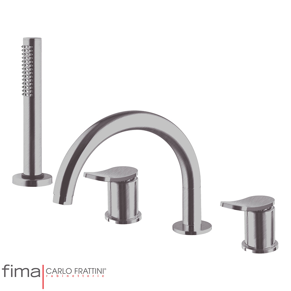 FLO BATH MIXER - DECK MOUNTED INCL SPOUT