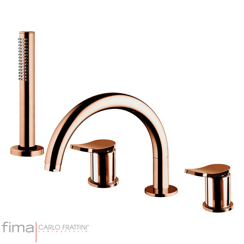 FLO BATH MIXER - DECK MOUNTED INCL SPOUT