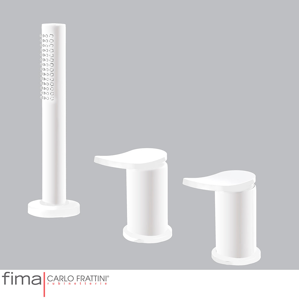 FLO BATH MIXER - DECK MOUNTED EXCL SPOUT