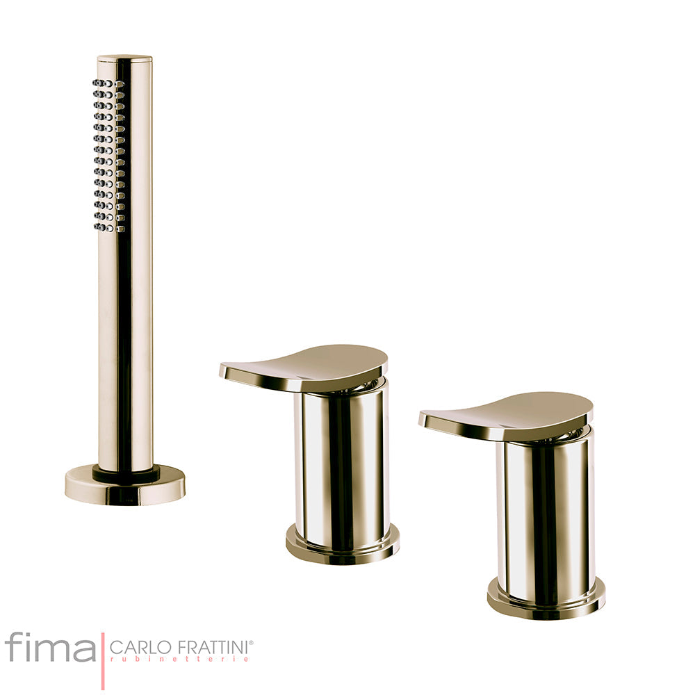 FLO BATH MIXER - DECK MOUNTED EXCL SPOUT