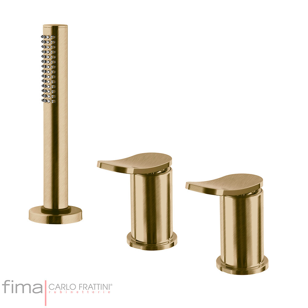 FLO BATH MIXER - DECK MOUNTED EXCL SPOUT