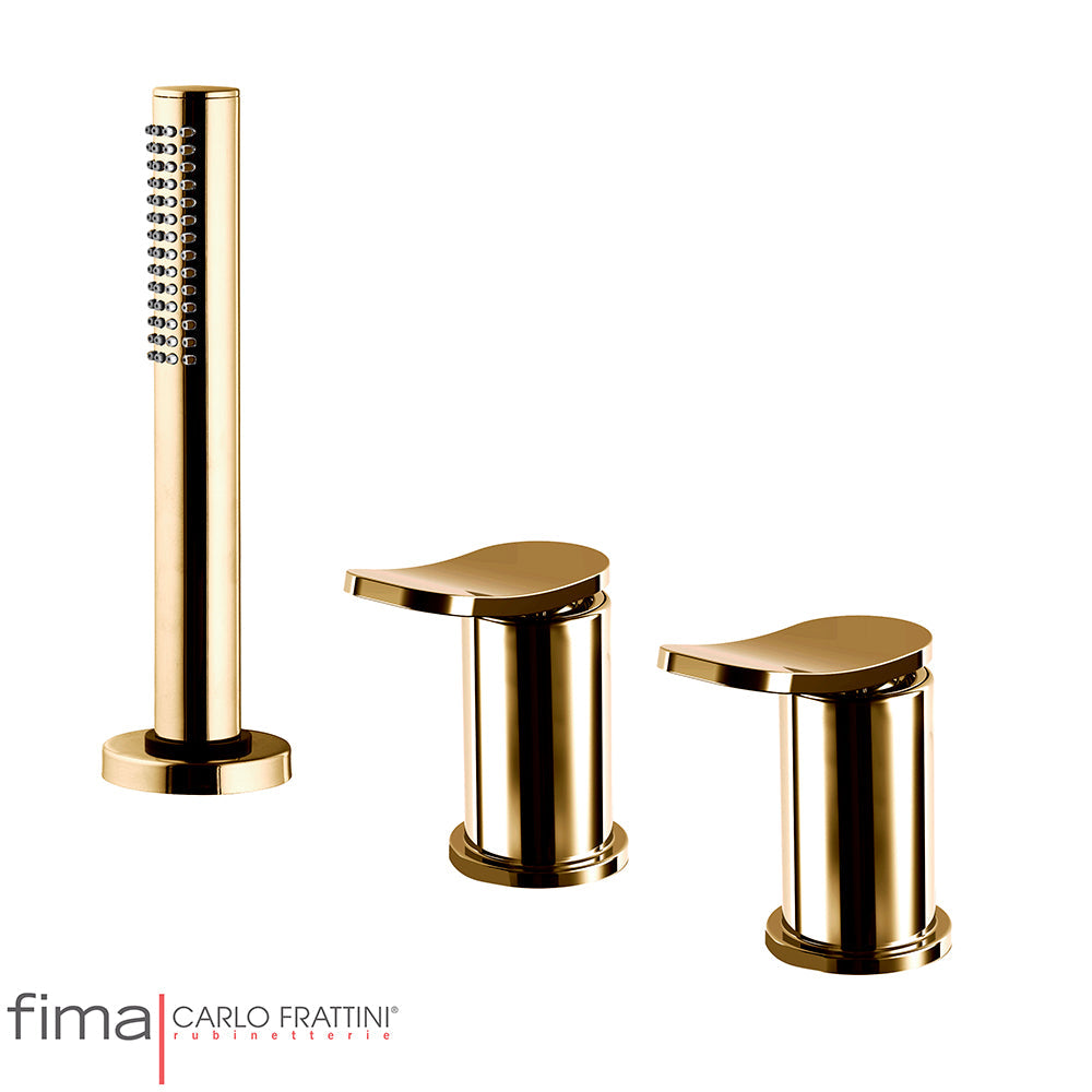 FLO BATH MIXER - DECK MOUNTED EXCL SPOUT