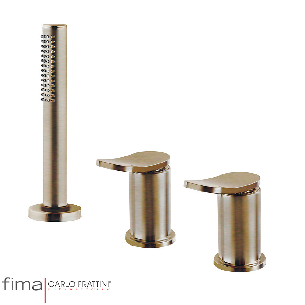 FLO BATH MIXER - DECK MOUNTED EXCL SPOUT