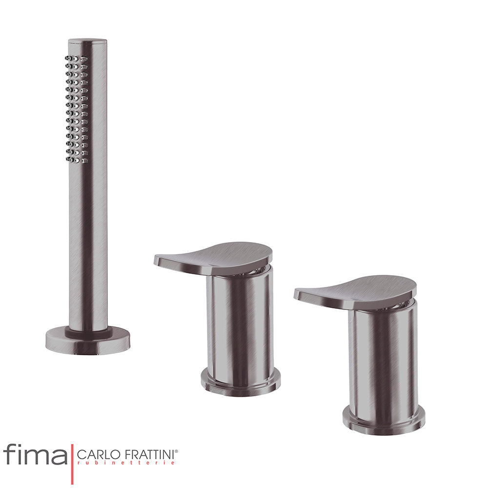 FLO BATH MIXER - DECK MOUNTED EXCL SPOUT