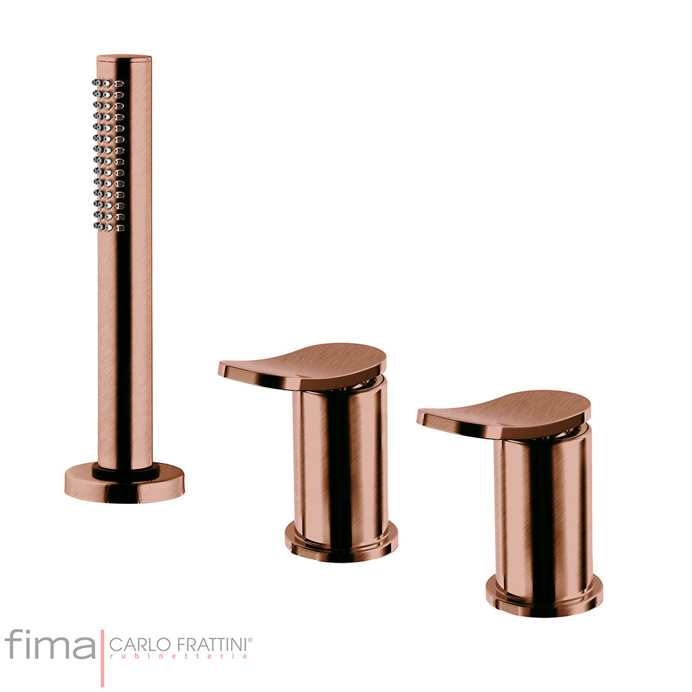 FLO BATH MIXER - DECK MOUNTED EXCL SPOUT