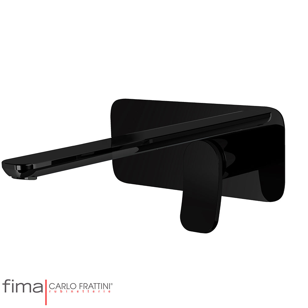 FLO BASIN MIXER - WALL MOUNTED SINGLE PLATE - WLX5 200MM SPOUT