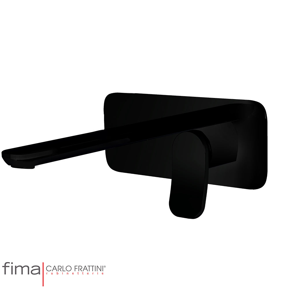 FLO BASIN MIXER - WALL MOUNTED SINGLE PLATE - WLX5 200MM SPOUT