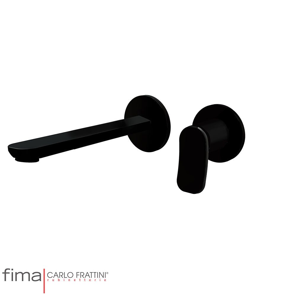 FLO BASIN MIXER - WALL MOUNTED DUAL PLATE - WLX8 200MM SPOUT