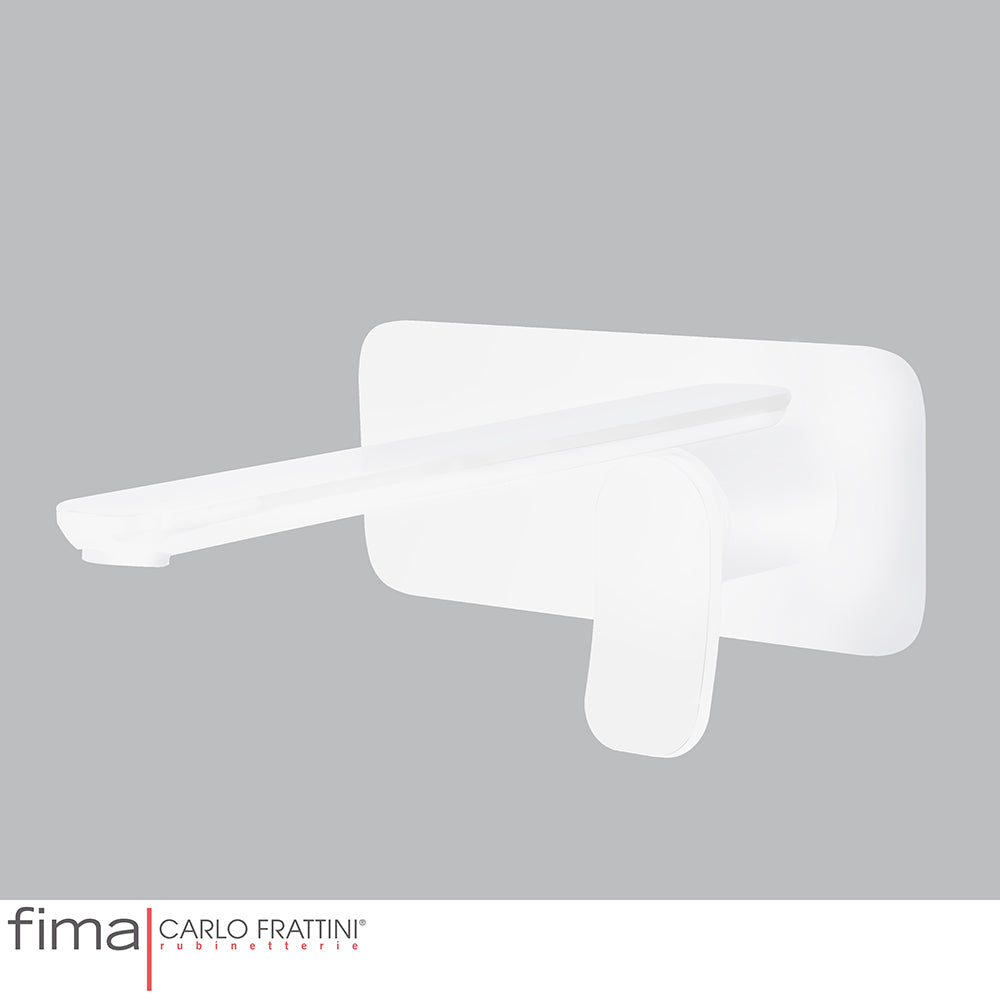 FLO BASIN MIXER - WALL MOUNTED SINGLE PLATE - WX5 150MM SPOUT