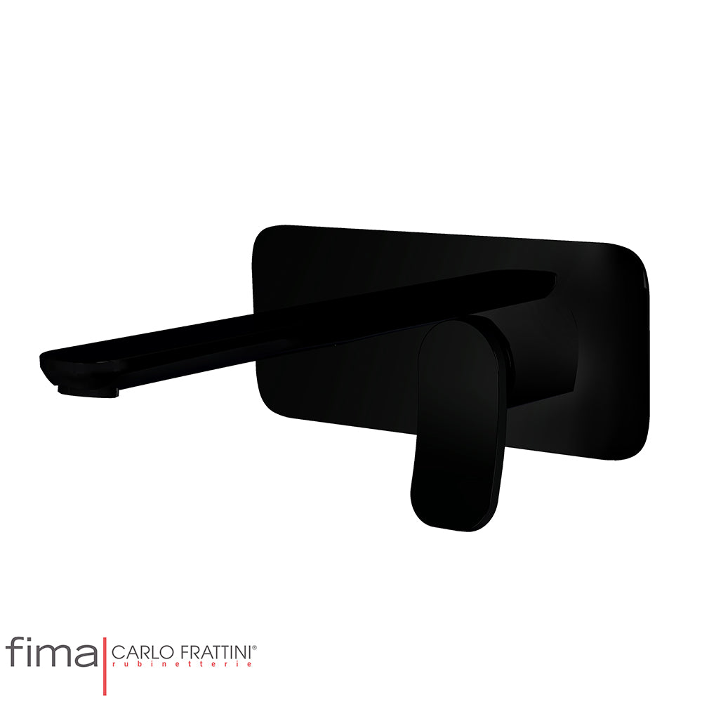 FLO BASIN MIXER - WALL MOUNTED SINGLE PLATE - WX5 150MM SPOUT