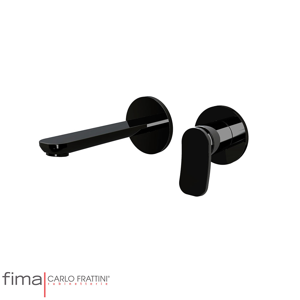 FLO BASIN MIXER - WALL MOUNTED DUAL PLATE - WX8 150MM SPOUT