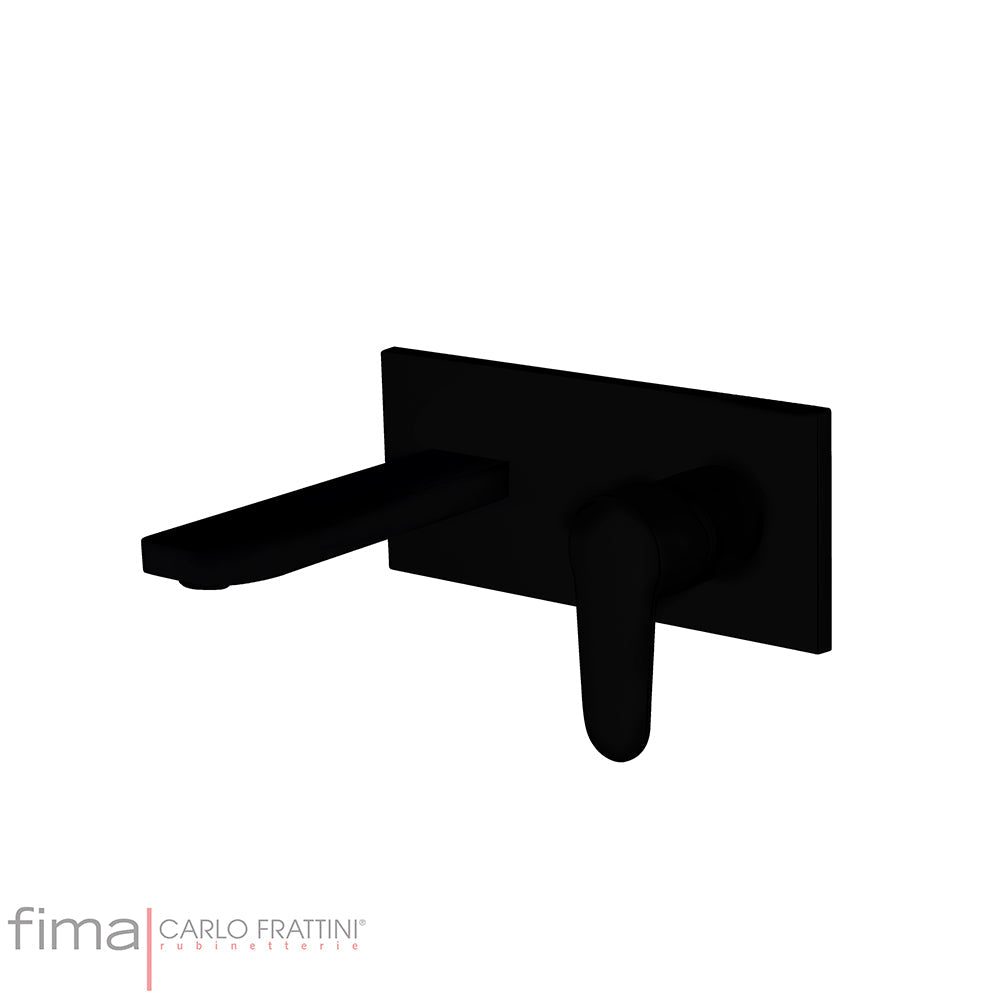 SERIE 22 BASIN MIXER - WALL MOUNTED SINGLE PLATE - WX5 150MM SPOUT