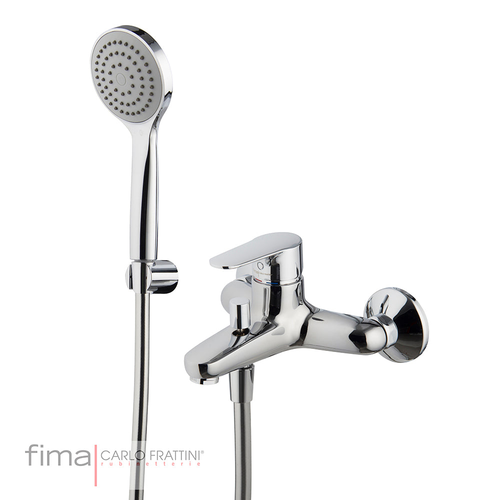 SERIE 22 BATH MIXER - WALL MOUNTED INCL H/SHOWER