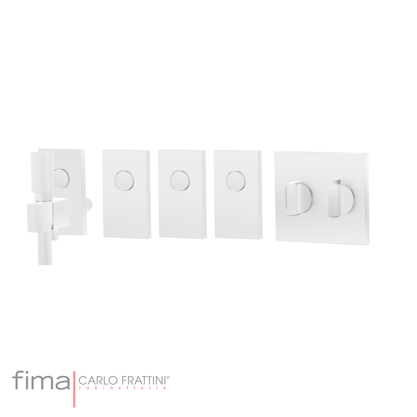 SWITCH - BUILT IN THERMOSTATIC SHOWER MIXER - 4 OUTLETS