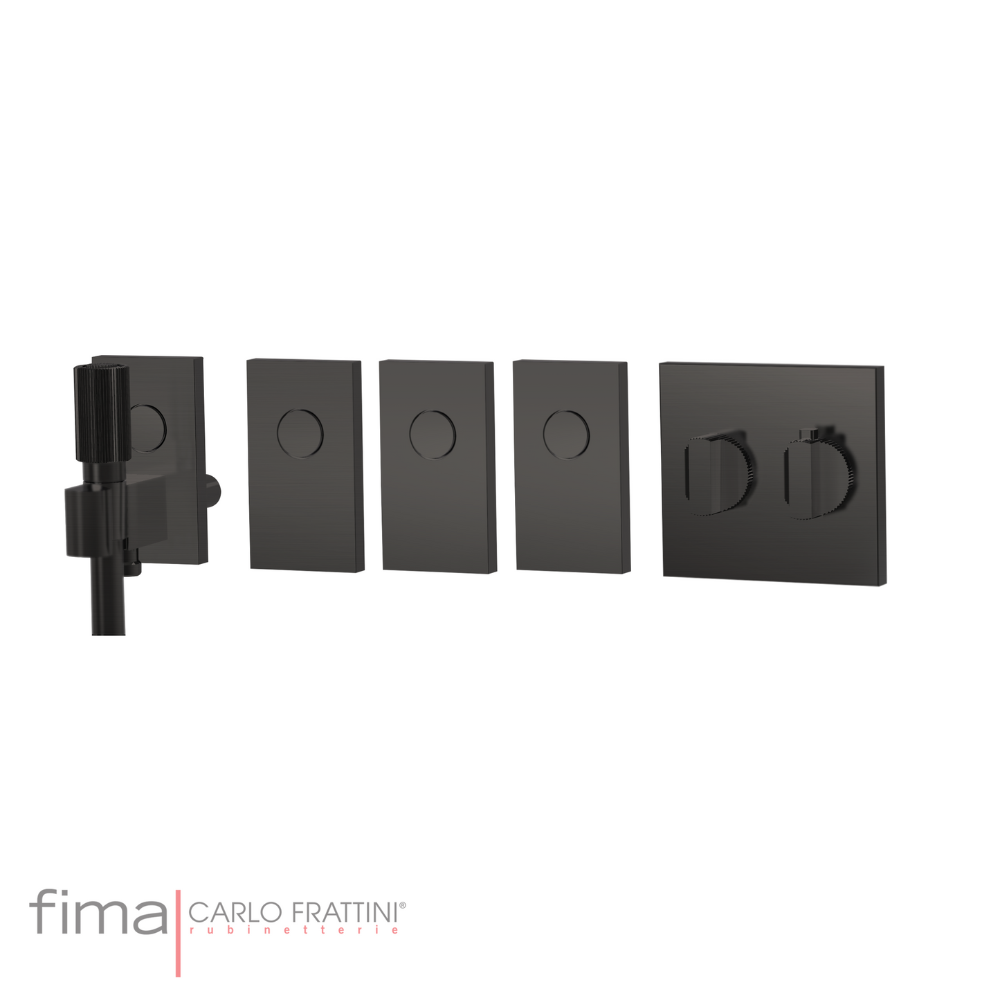 SWITCH - BUILT IN THERMOSTATIC SHOWER MIXER - 4 OUTLETS