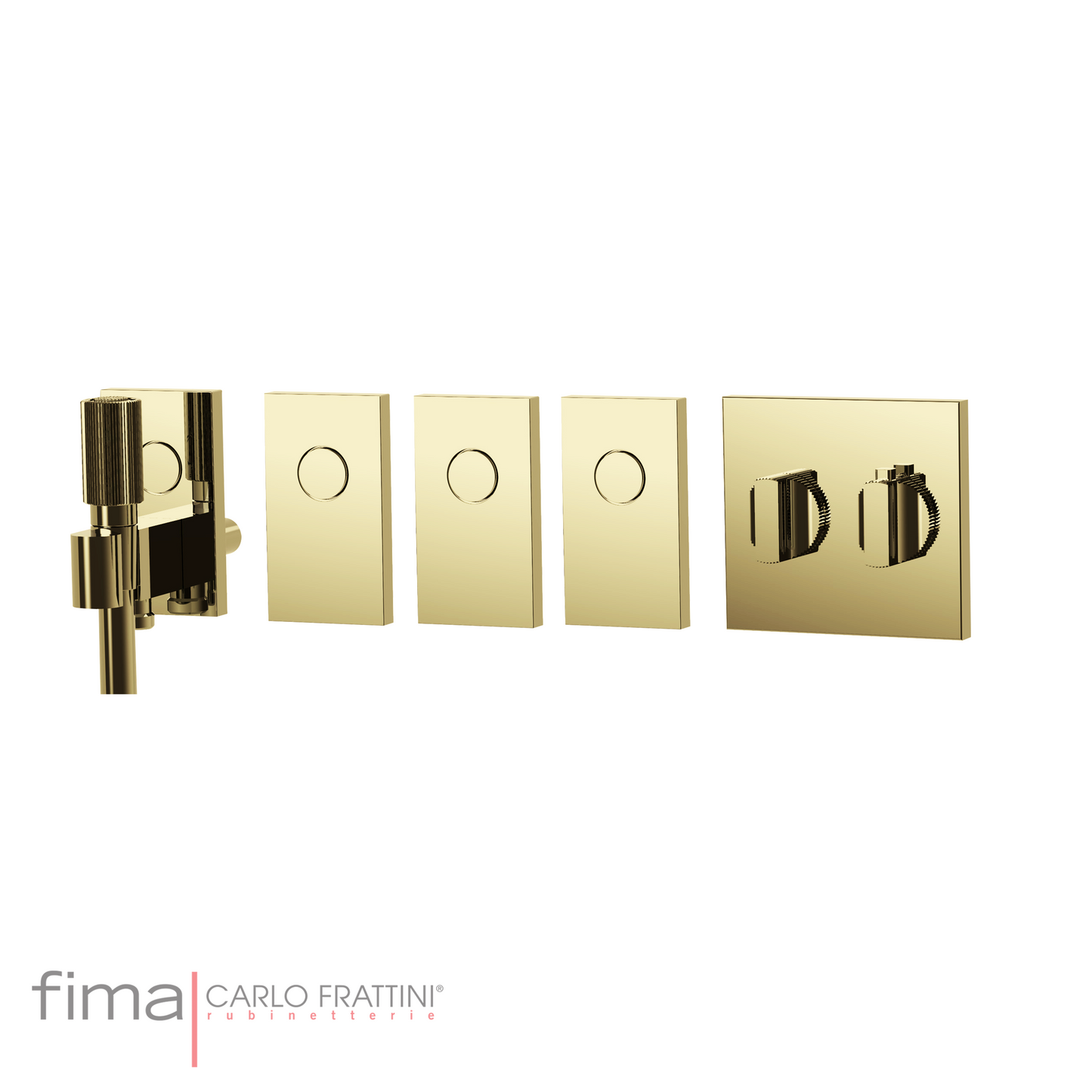 SWITCH - BUILT IN THERMOSTATIC BATH MIXER 3 OUTLETS