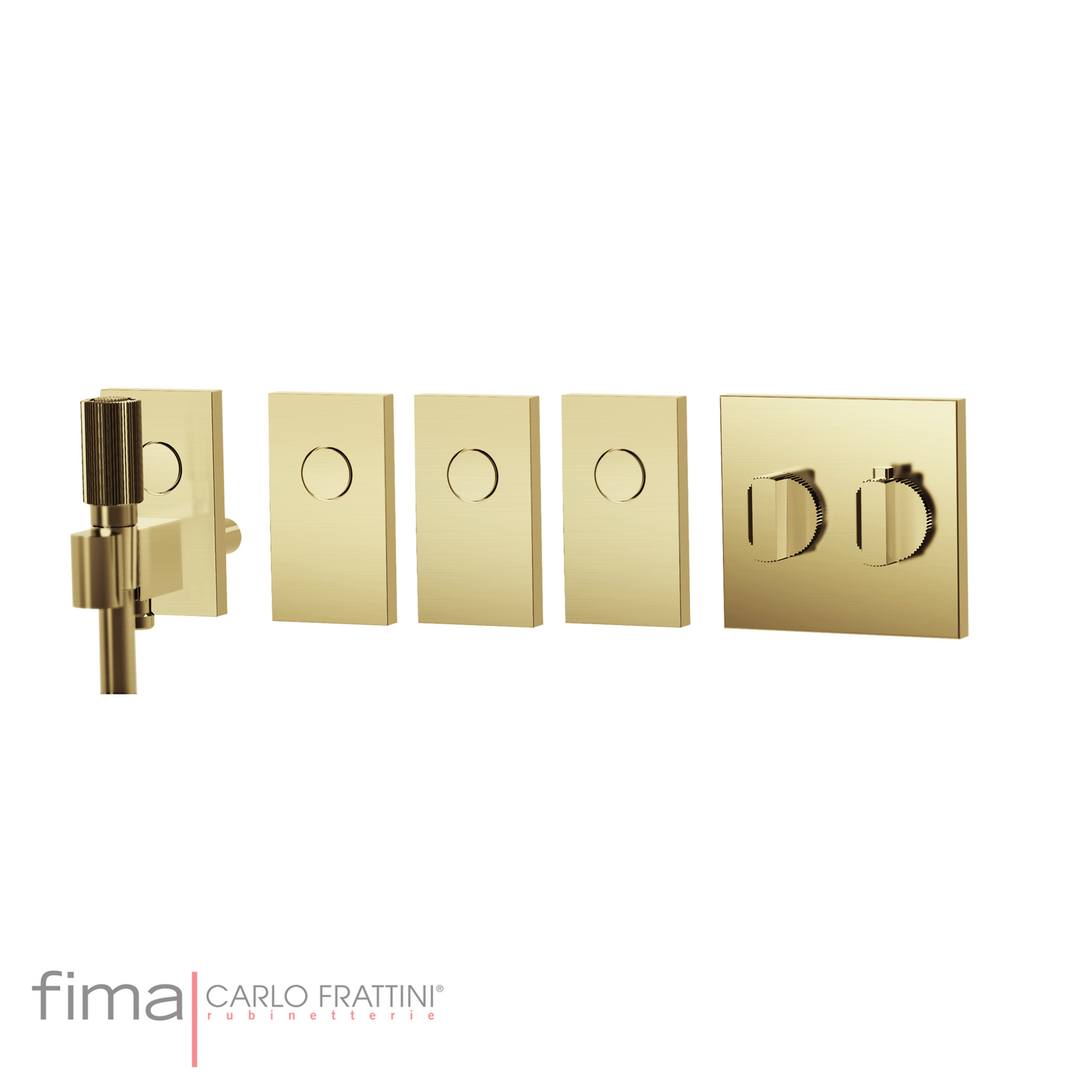 SWITCH - BUILT IN THERMOSTATIC SHOWER MIXER - 4 OUTLETS