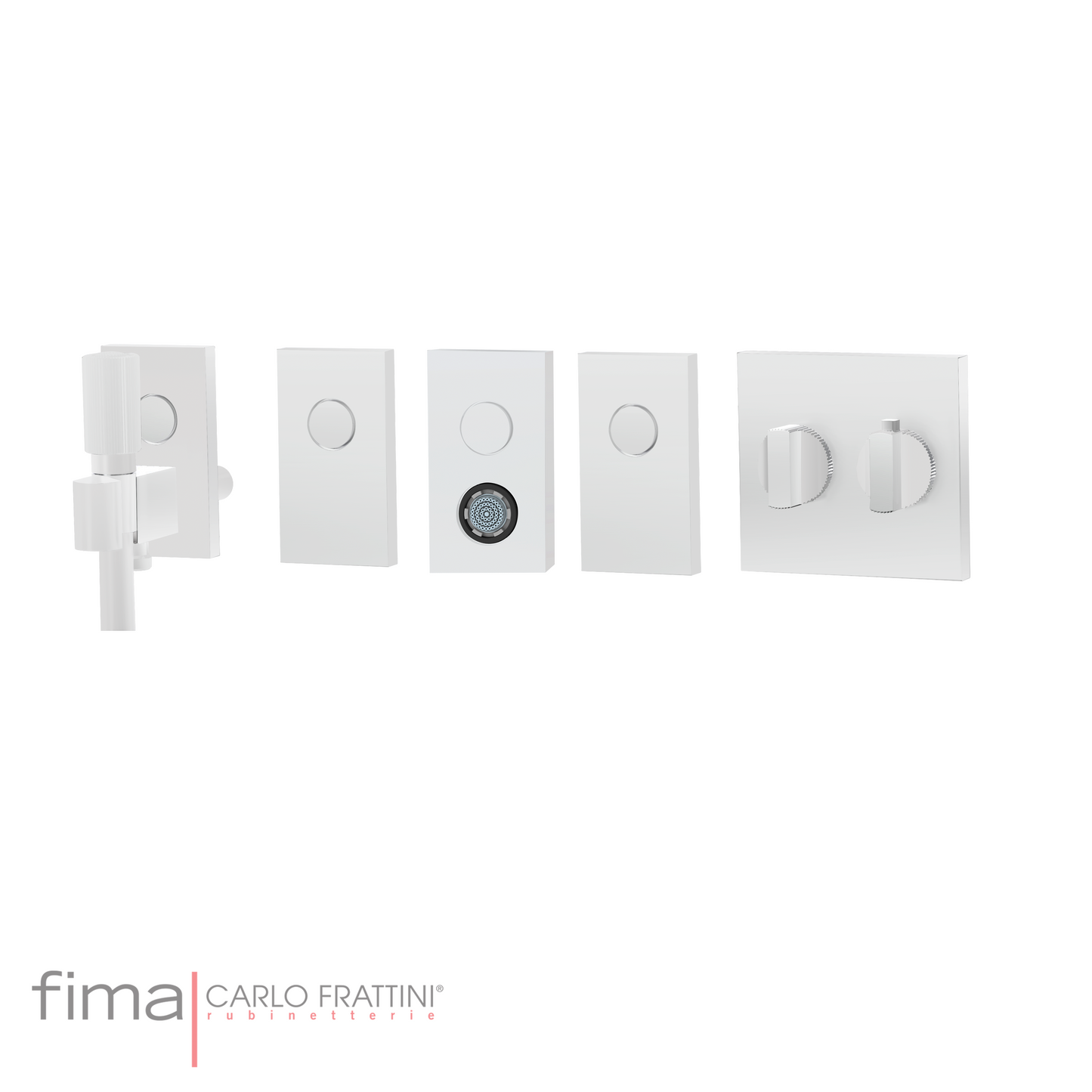 SWITCH - BUILT IN THERMOSTATIC SHOWER MIXER - 4 OUTLETS AND BODY SPRAY