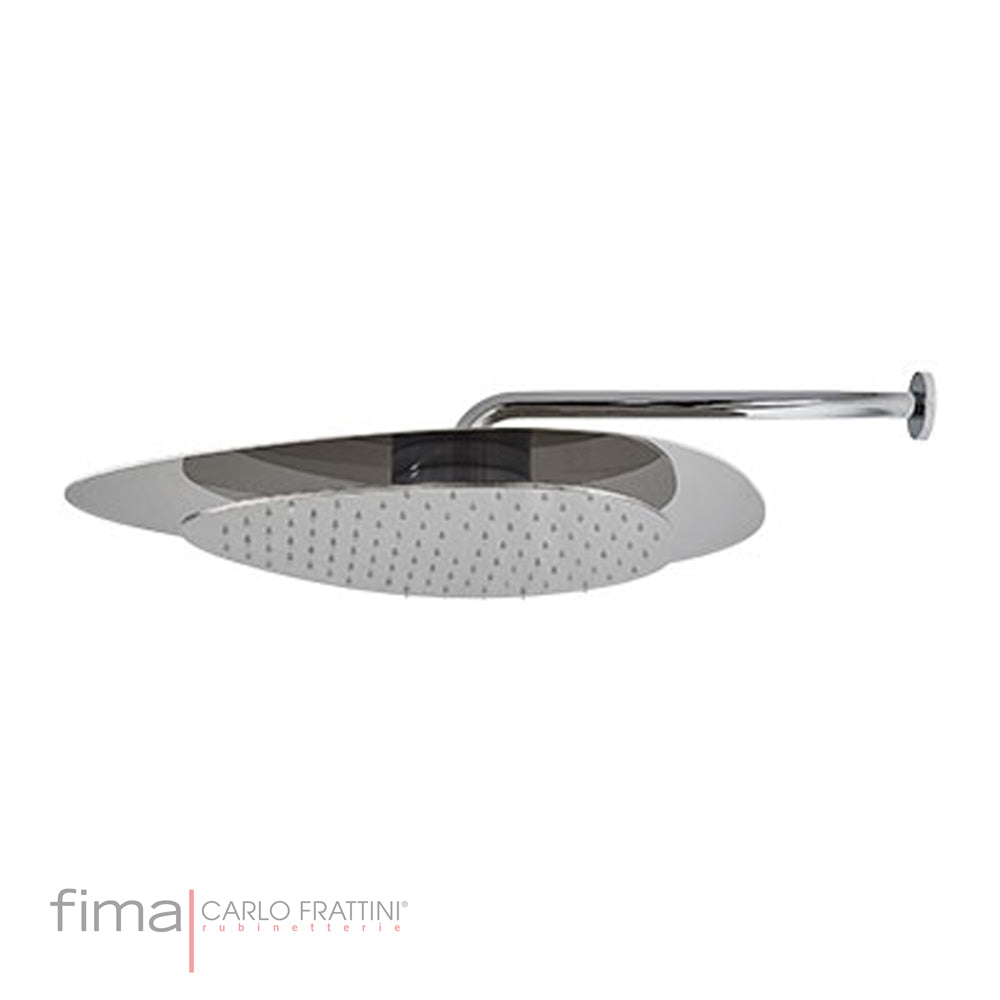CLOUD SHOWERHEAD STAINLESS STEEL CHROME FRAME - WALL MOUNT