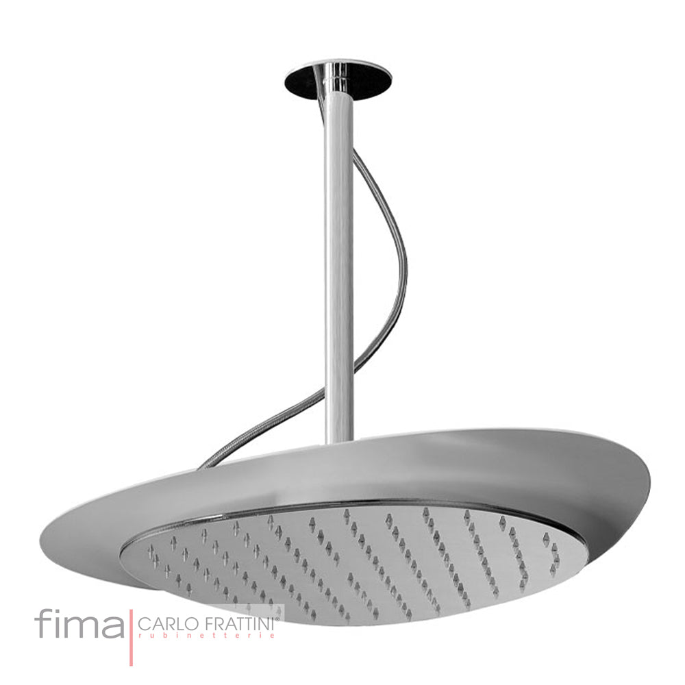 CLOUD SHOWERHEAD STAINLESS STEEL MATT LED FRAME - 300MM CEILING MOUNT