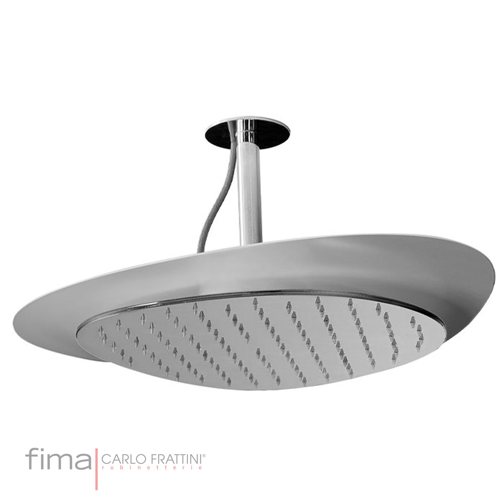 CLOUD SHOWERHEAD STAINLESS STEEL MATT LED FRAME - 150MM CEILING MOUNT